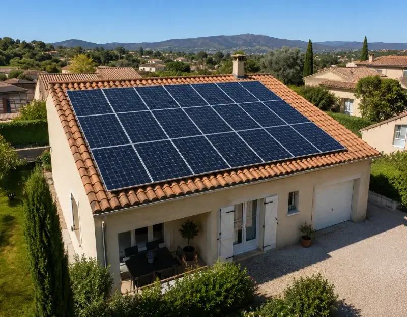 Prime à l'autoconsommation panneaux solaires Sumène — aide financière de l'État